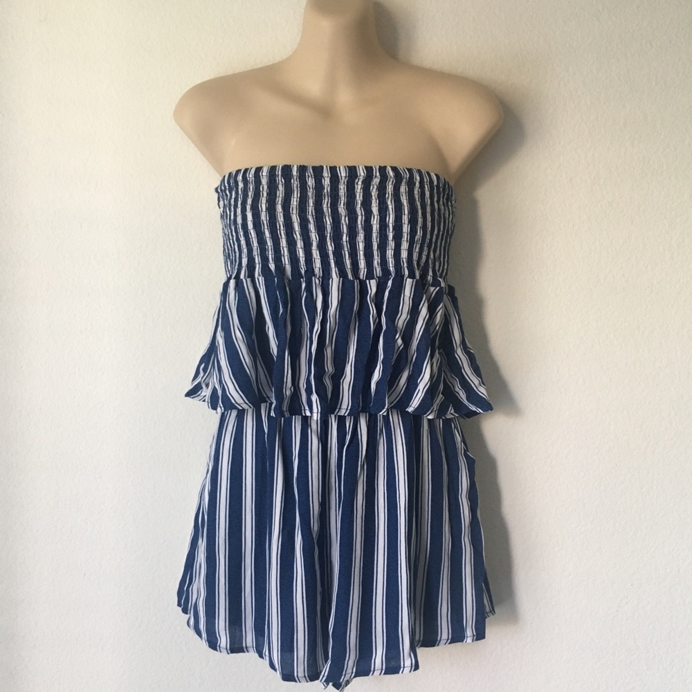 Sadie and Sage Smocked Sleeveless Romper Playsuit